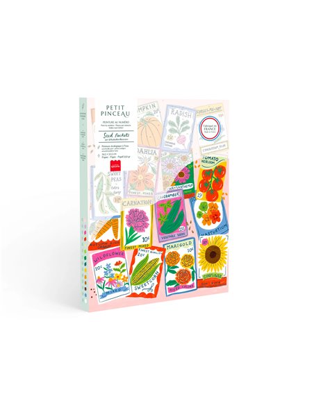 Coffret peinture au numéro - Seed Packets - La petite épicerie