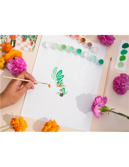 Coffret peinture au numéro - Greenhouse - La petite épicerie