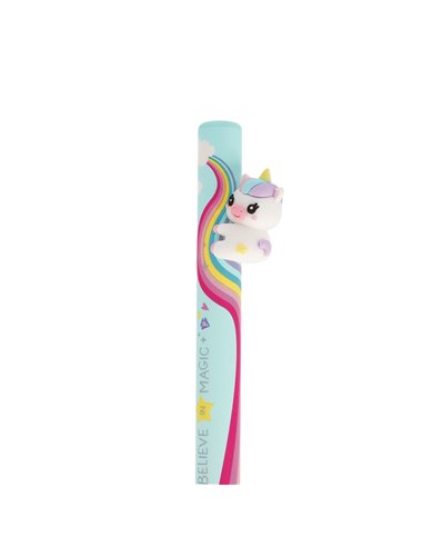 Free hugs - stylo à bille rétractable - unicorn - legami