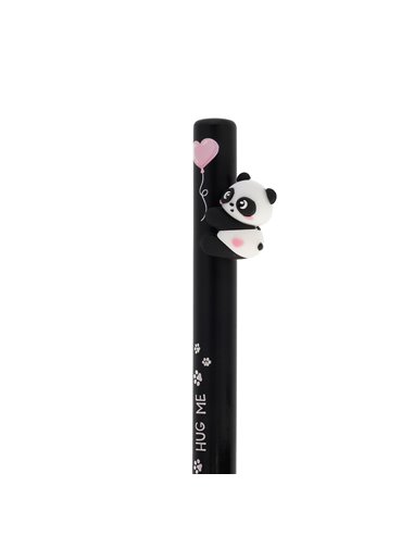 Free hugs - stylo à bille rétractable - panda - legami