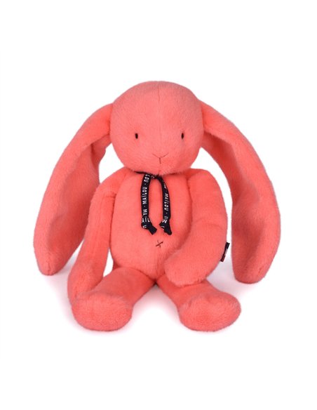Lapin Méloé 37cm - corail acidulé - Mailou