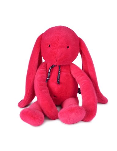 Lapin Méloé 56cm - fuchsia peps - Mailou