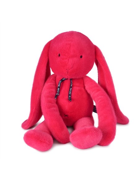 Lapin Méloé 56cm - fuchsia peps - Mailou