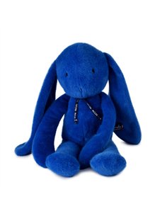 Lapin Méloé 56cm - bleu électrique - Mailou