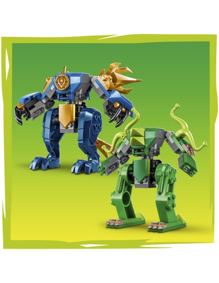 LEGO NINJAGO 71853 LE COMBAT DU ROBOT DRAGON DE JAY