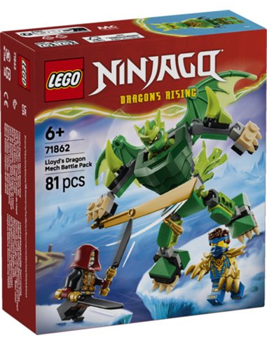 LEGO NINJAGO 71862 PACK DE COMBAT LE ROBOT DRAGON DE LLOYD