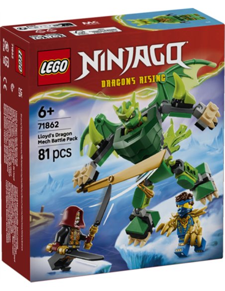 LEGO NINJAGO 71862 PACK DE COMBAT LE ROBOT DRAGON DE LLOYD