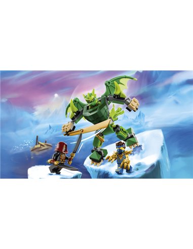 LEGO NINJAGO 71862 PACK DE COMBAT LE ROBOT DRAGON DE LLOYD