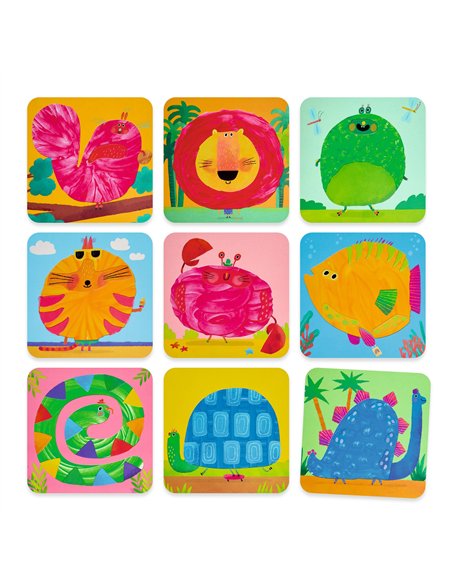 Peinture à doigt - Animaux foufous - Djeco