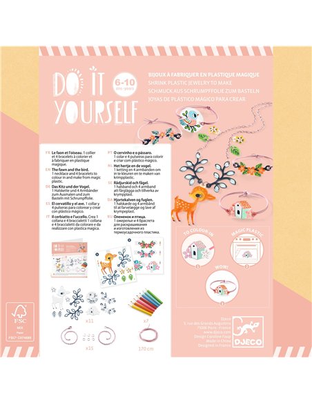 DIY do it yourself - Le faon et l'oiseau - Djeco