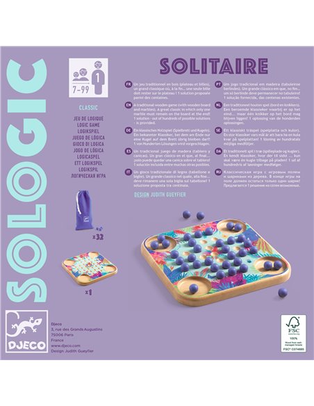 SOLOGIC - Solitaire - Djeco