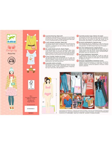 ACTIVITES PAPIER - Le grand dressing - Djeco