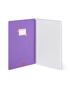 SPIRAL-BOUND NOTEBOOK - CAHIER LIGNÉ À SPIRALE - FLOWERS - Legami 2