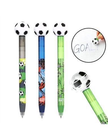 Action World Stylo gel effaçable Football
