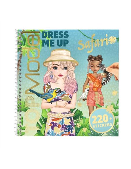TOPModel Dress Me Up Stickerbook Safari
