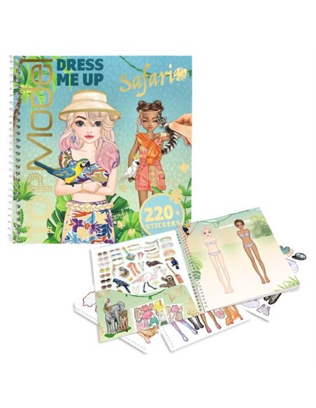 TOPModel Dress Me Up Stickerbook Safari