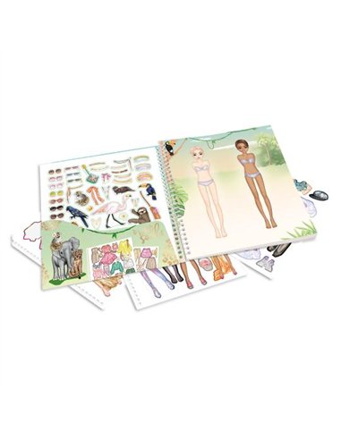 TOPModel Dress Me Up Stickerbook Safari