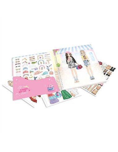 TOPModel Dress Me Up Stickerbook Shopping Tour