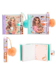 TOPModel Mini bloc-notes avec stylo SUNNY DOG