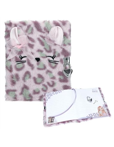 TOPModel Journal intime COSY CAT lilas