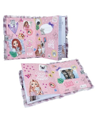 TOPModel Journal intime COSY CAT lilas
