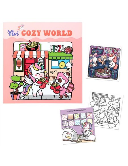 Ylvi COZY World Livre de coloriages