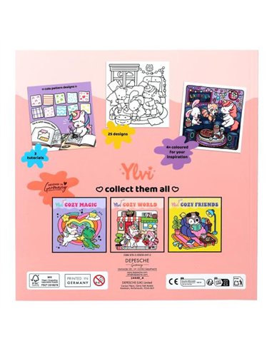 Ylvi COZY World Livre de coloriages