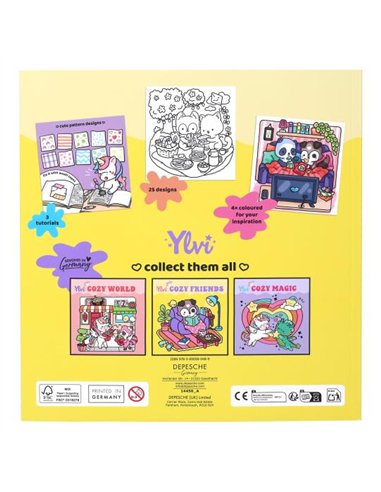 Ylvi COZY Friends Livre de coloriages