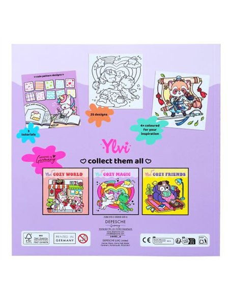 Ylvi COZY Magic Livre de coloriages