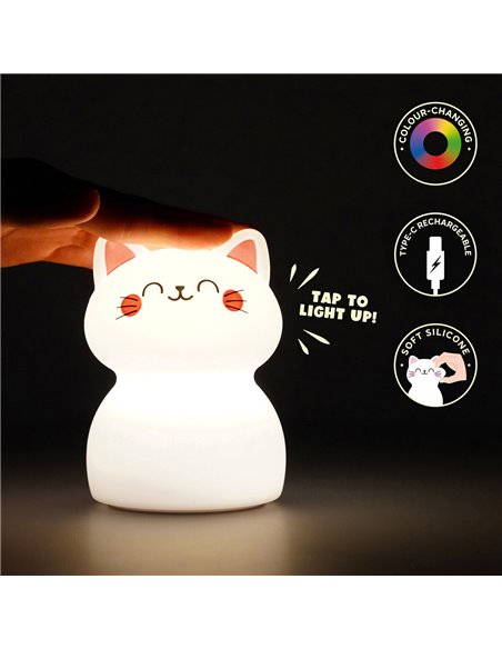 SOFT DREAMS - VEILLEUSE RECHARGEABLE - KITTY - Legami