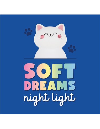 SOFT DREAMS - VEILLEUSE RECHARGEABLE - KITTY - Legami