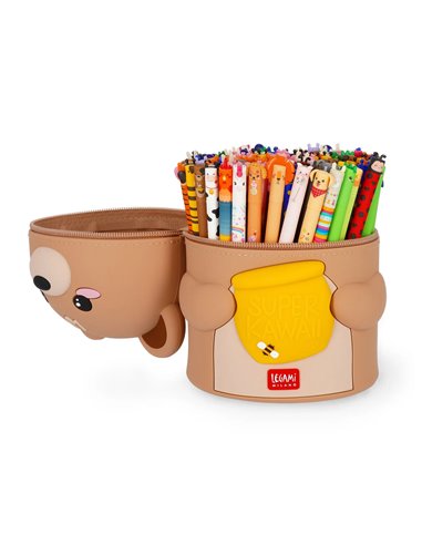 SUPER KAWAII TEDDY BEAR - Pot à Crayons de Table Teddy Bear - LEGAMI