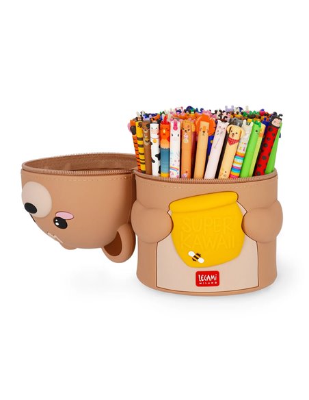 SUPER KAWAII TEDDY BEAR - Pot à Crayons de Table Teddy Bear - LEGAMI