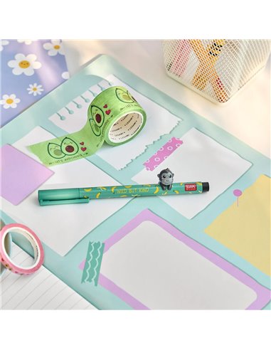 Stylo Gel avec Animal Décoratif Gorilla «Wild but Kind» - Lovely Friends - Legami