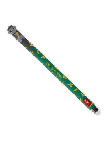 Stylo legami encre gel effaçable - Gorilla «Wild but Kind» - Erasable Pen - Legami