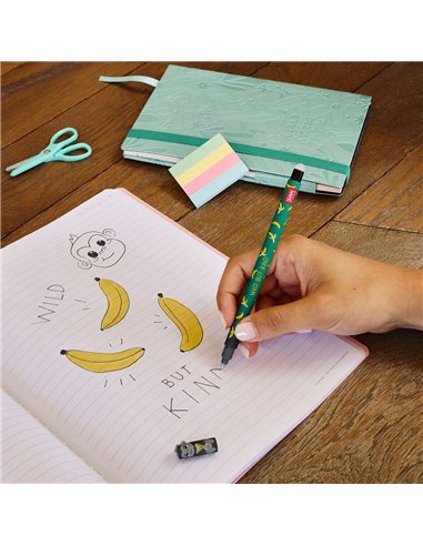 Stylo legami encre gel effaçable - Gorilla «Wild but Kind» - Erasable Pen - Legami