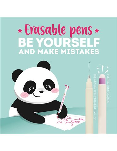 Stylo legami encre gel effaçable - Gorilla «Wild but Kind» - Erasable Pen - Legami