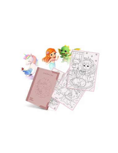 Refill KIDYDRAW-PAD Recharge de dessins "Il était une fois" - Kidywolf