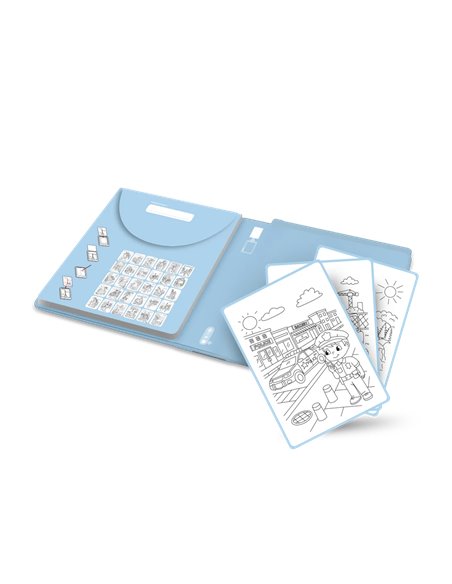 Refill KIDYDRAW-PAD Recharge de dessins "Héros du quotidien" - Kidywolf