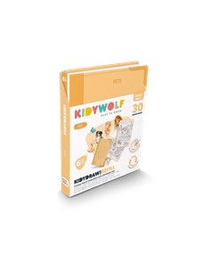Refill KIDYDRAW-PAD Recharge de dessins "Animaux de compagnie" - Kidywolf