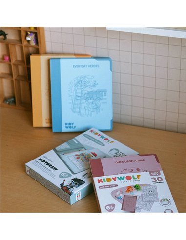 Refill KIDYDRAW-PAD Recharge de dessins "Animaux de compagnie" - Kidywolf