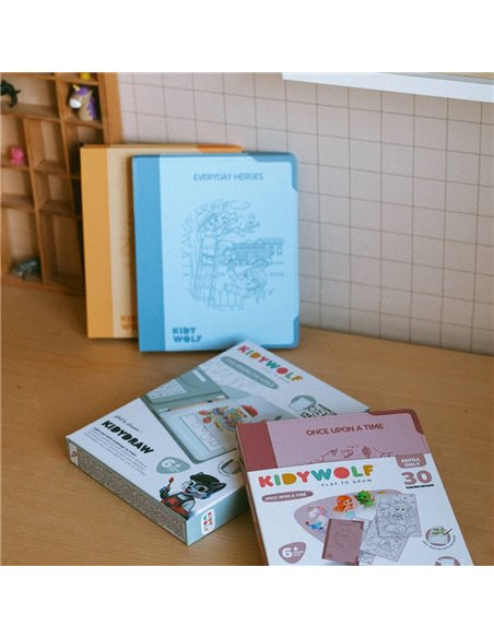 Refill KIDYDRAW-PAD Recharge de dessins "Animaux de compagnie" - Kidywolf