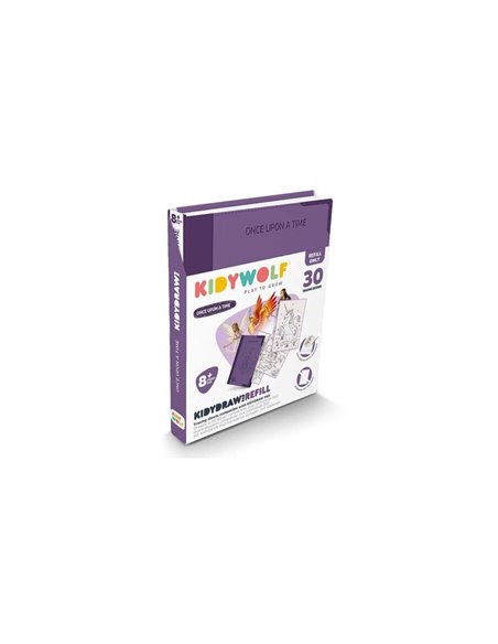 Refill KIDYDRAW-PAD Recharge de dessins "Once Upon a Time" - Kidywolf