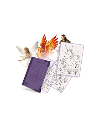 Refill KIDYDRAW-PAD Recharge de dessins "Once Upon a Time" - Kidywolf