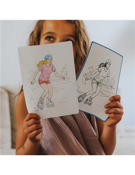 Refill KIDYDRAW-PAD Recharge de dessins "Sports" - Kidywolf