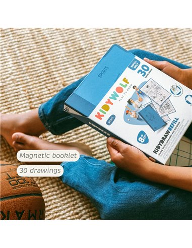 Refill KIDYDRAW-PAD Recharge de dessins "Sports" - Kidywolf