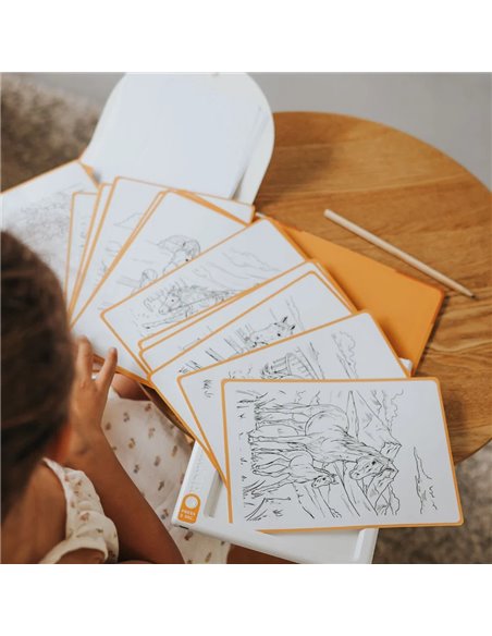 Refill KIDYDRAW-PAD Recharge de dessins "Chevaux" - Kidywolf