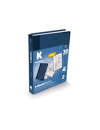 Refill K-DRAW-PAD Recharge de dessins "Galaxy" - kidywolf