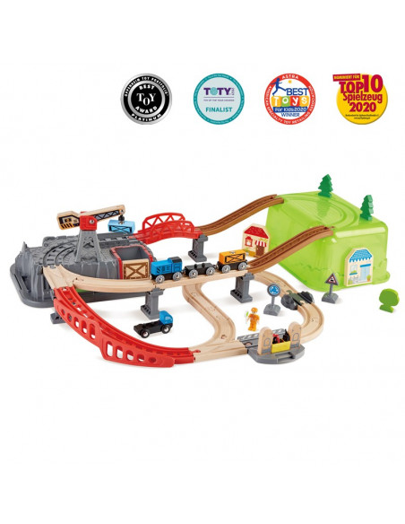 Railway bucket builder set
