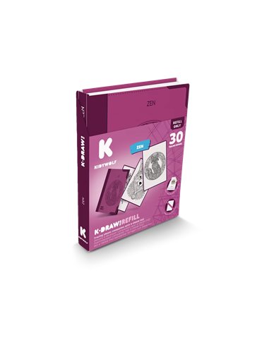 Refill K-DRAW-PAD Recharge de dessins "Zen" - Kidywolf